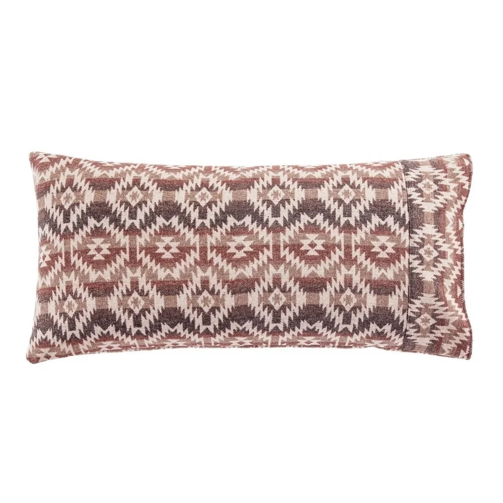 Paseo Road By HiEnd Accents Mesa Wool Blend Western Self Cuff Pillowcase, 20x30”